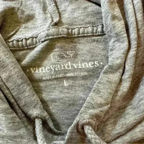 Vineyard vines hooded long sleeve Christmas tree Men L - Picture 5 of 6